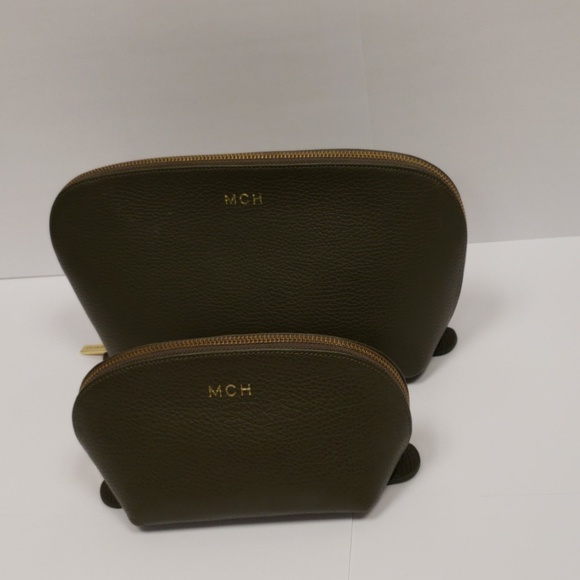 SOLD CUYANA Leather Travel Case Set - Picture 6 of 8